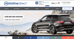 Desktop Screenshot of motorlinedirect.co.uk